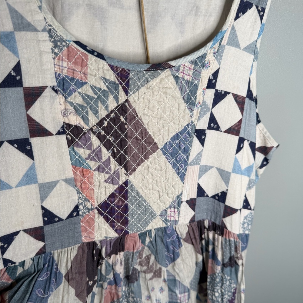 NWT Lucky Brand x Laura Ashley Patchwork Mini Dress - Picture 7 of 12